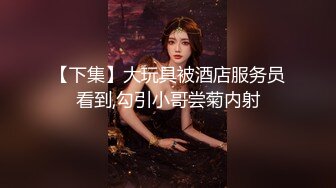 【下集】大玩具被酒店服务员看到,勾引小哥尝菊内射