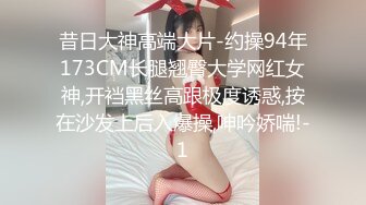 昔日大神高端大片-约操94年173CM长腿翘臀大学网红女神,开裆黑丝高跟极度诱惑,按在沙发上后入爆操,呻吟娇喘!-1