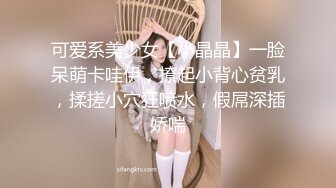 可爱系美少女【小晶晶】一脸呆萌卡哇伊，撩起小背心贫乳，揉搓小穴狂喷水，假屌深插娇喘