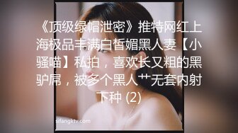 《顶级绿帽泄密》推特网红上海极品丰满白皙媚黑人妻【小骚喵】私拍，喜欢长又粗的黑驴屌，被多个黑人艹无套内射下种 (2)