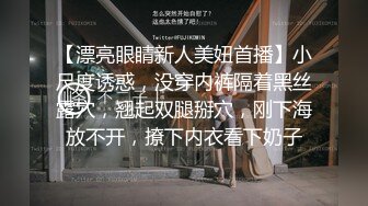 【漂亮眼睛新人美妞首播】小尺度诱惑，没穿内裤隔着黑丝露穴，翘起双腿掰穴，刚下海放不开，撩下内衣看下奶子