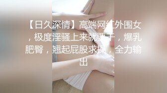 【日久深情】高端网红外围女，极度淫骚上来就要干，爆乳肥臀，翘起屁股求操，全力输出