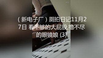 （新电子厂）厕拍日记11月27日 看不够的大屁股,撸不尽的眼镜娘 (3)